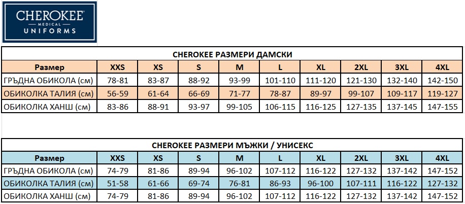 Медицинска туника CHEROKEE CORE STRETCH WWE4725 Светлосин Цвят - Image 7