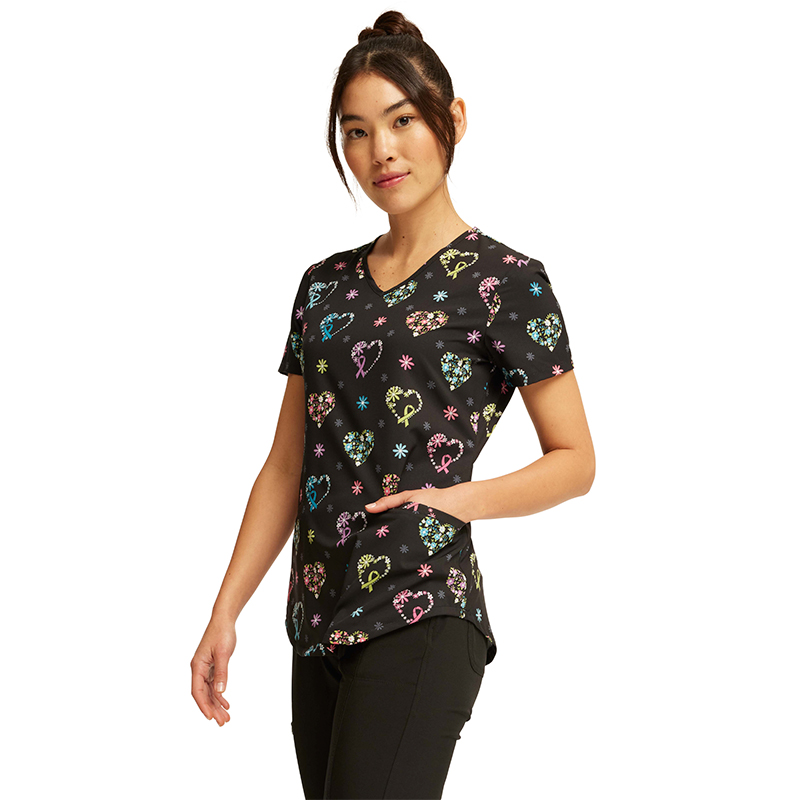 Медицинска туника CHEROKEE GENUINE CK637 принт Care Flor-All