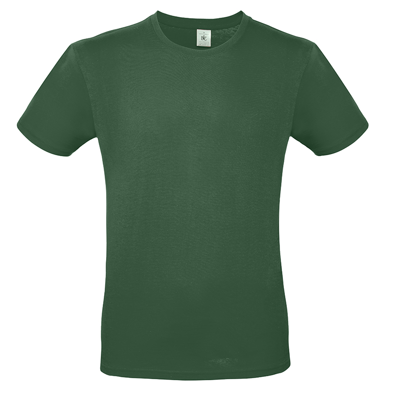 Тениска B&C collection #E150 Бутилково зелен цвят