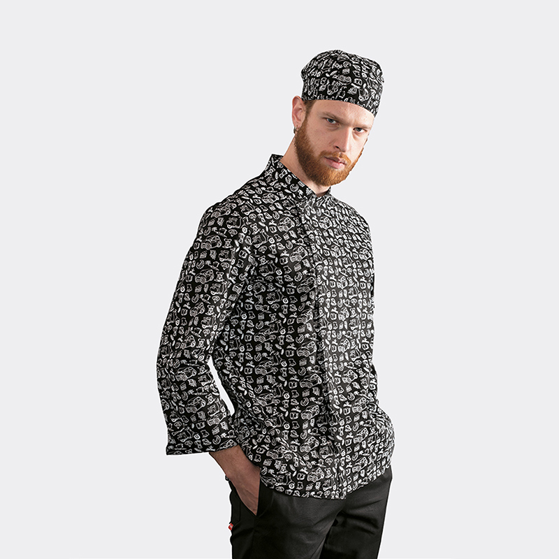 Готварска туника Toma Youniform GORDON PATTERN принт Italy