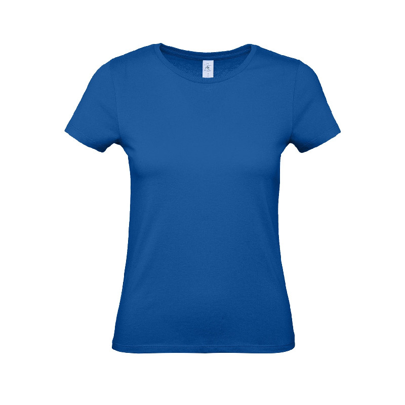 Дамска тениска B&C collection #E150 Lady Кралско син цвят