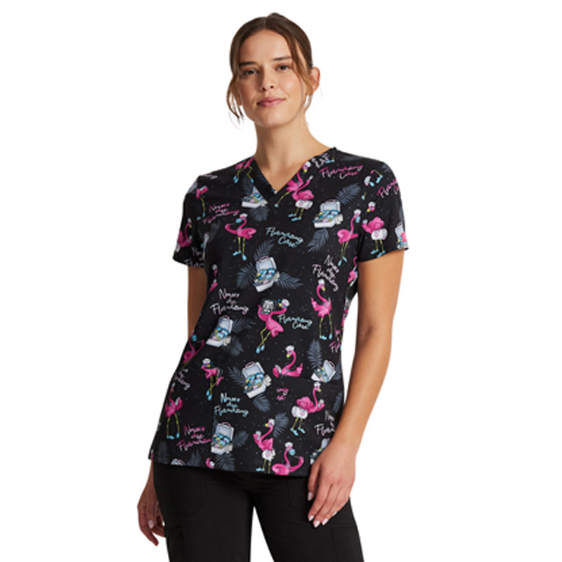 Медицинска туника Dickies EDS DK717 принт Flamazing Care