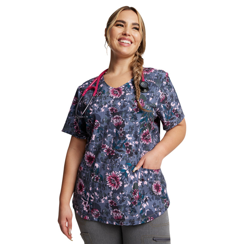 Медицинска туника Dickies DK623 принт Flor-get About It