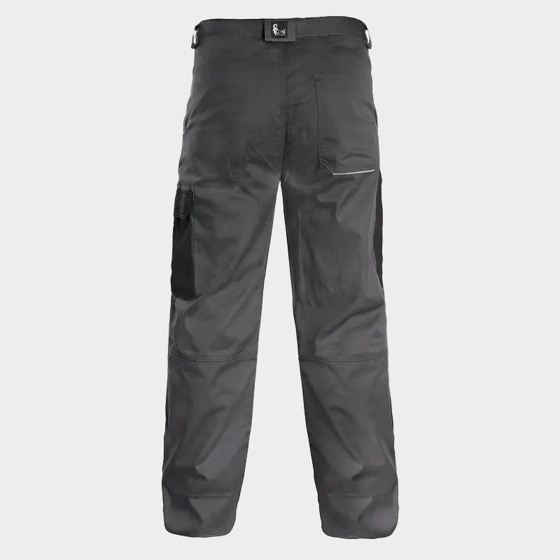 Летен работен панталон CXS CEFEUS Trousers Сив/Черен Цвят - Image 2