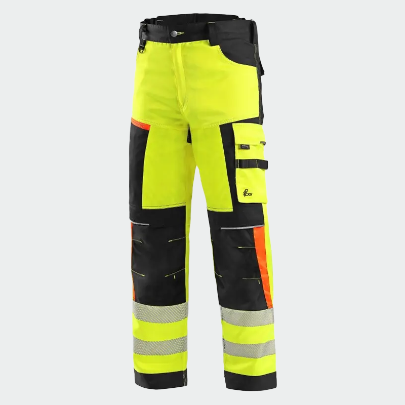 Светлоотразителен панталон CXS BENSON HV Trousers Жълт Цвят