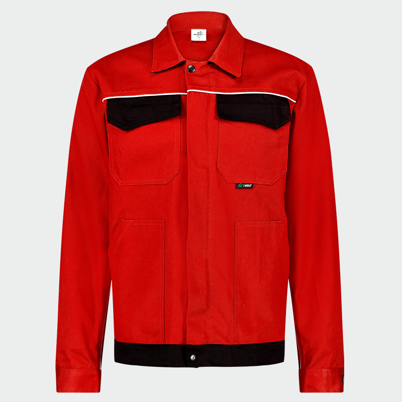 Лятно работно яке BWOLF ARES Jacket Червен / Черен цвят