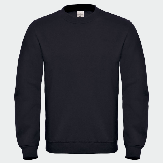Блуза с дълъг ръкав B&C collection ID.202 Черен цвят