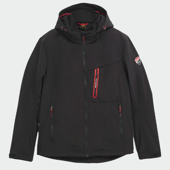 Софтшел яке Diadora JACKET DUCATI Черен цвят