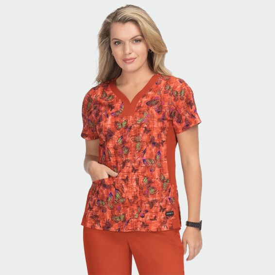 Медицинска туника KOI Design PLANET KOI 1066PR - DBF принт Desert Butterfly