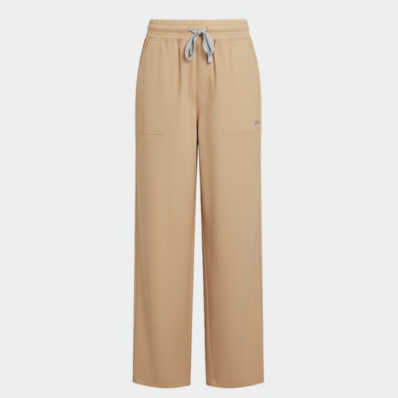 Медицински панталон Bwell AURELIA Straight Latte цвят