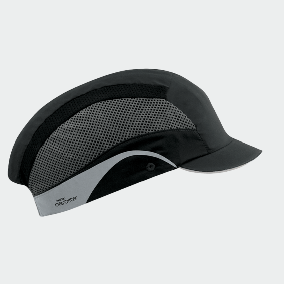 Противоударна шапка JSP AEROLITE® - 2.5cm Peak Черен цвят