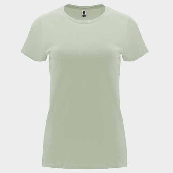 Дамска тениска Roly CAPRI Mist Green цвят