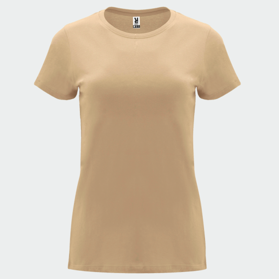Дамска тениска Roly CAPRI Sand цвят