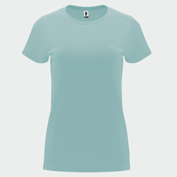 Дамска тениска Roly CAPRI Washed Blue цвят