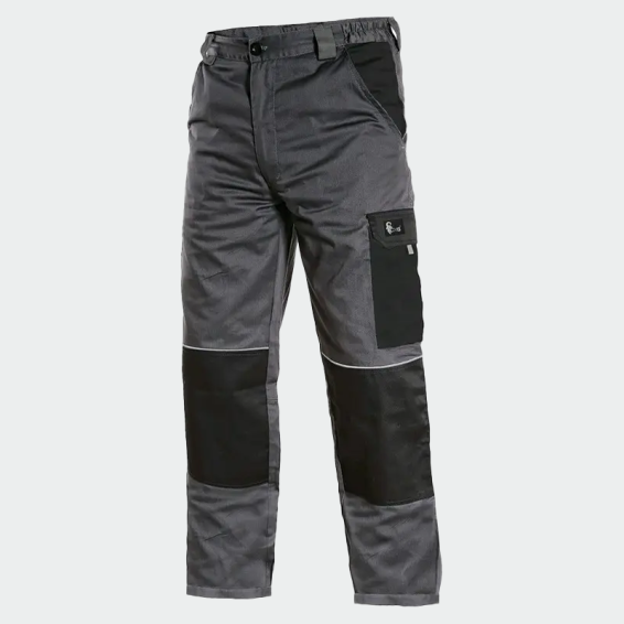 Летен работен панталон CEFEUS Trousers Сив / черен