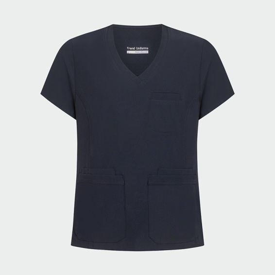 Медицинска туника Trend Uniforms TP3002 Черен цвят