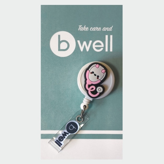 Държач за бадж Bwell BADGE Happyscope принт Happyscope