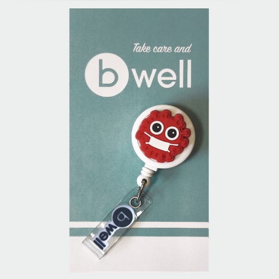 Държач за бадж Bwell BADGE Virus принт Virus