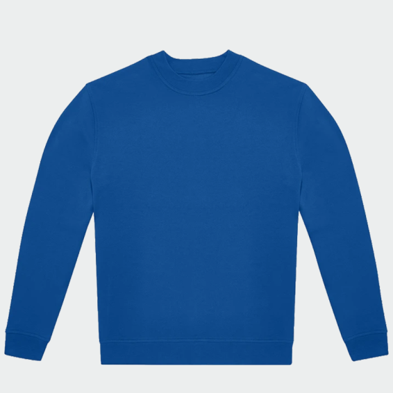 Блуза с дълъг ръкав B&C collection ID.222 Кралско син цвят