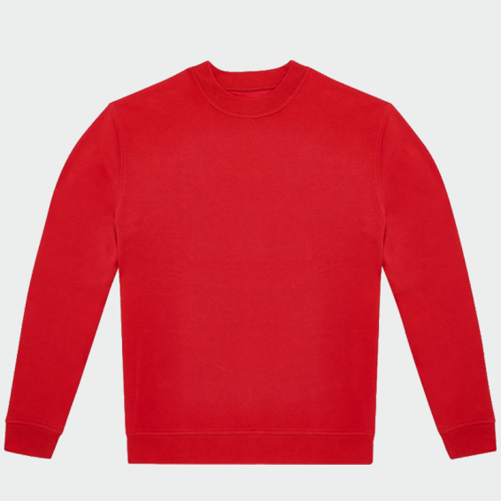 Блуза с дълъг ръкав B&C collection ID.222 Червен цвят