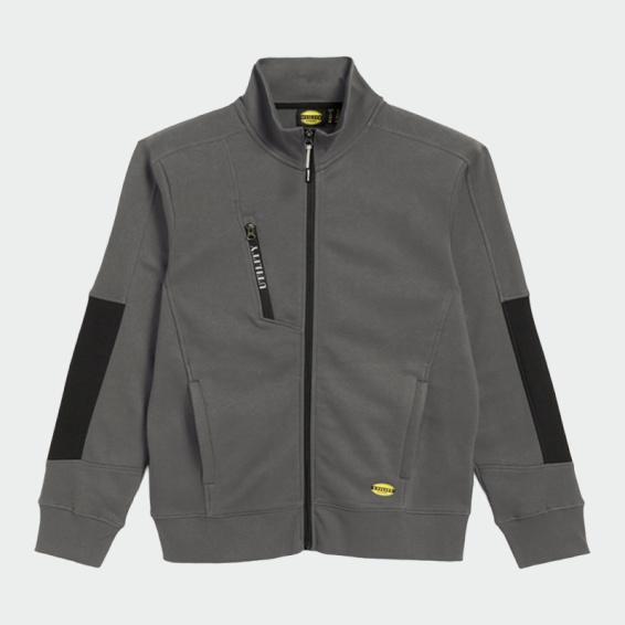 Суитшърт с цип Diadora FZ LITEWORK Сив цвят