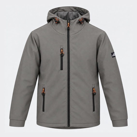 Зимно софтшел яке BWOLF GRIN ICE Jacket Тъмно сив цвят