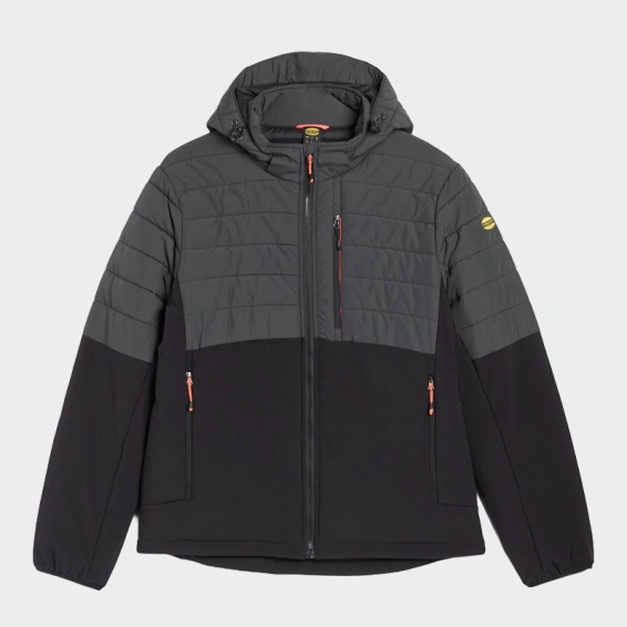 Зимно работно яке Diadora OSLO HYBRID Черен / сив цвят