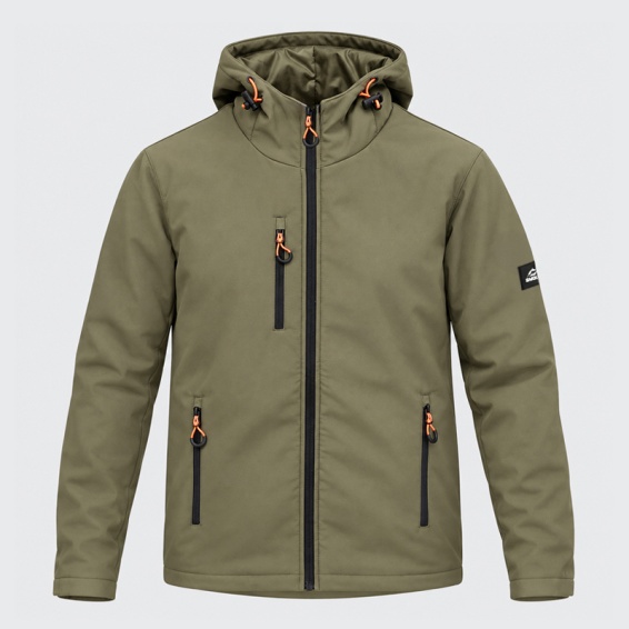 Зимно софтшел яке BWOLF GRIN ICE Jacket Military Green цвят